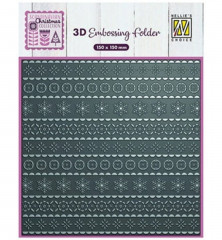 3D Embossing Folder - Scandinavian Christmas - Scandinavian Christmas