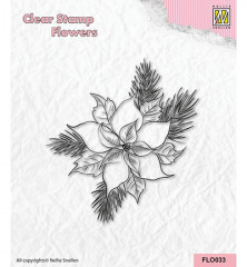 Clear Stamps - Poinsetta