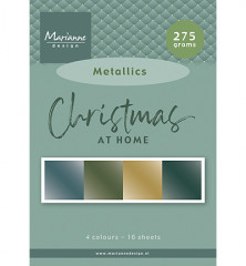 Paper Pad A5 - Christmas at Home - Metallics