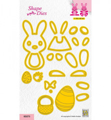 Shape Dies Combi - Continue Easter Bunny