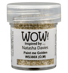 Wow Embossing Glitter - Paint me Golden - by Natasha Davies (O,M)