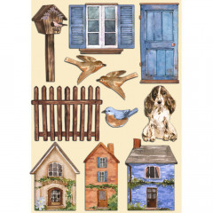 Colored Wooden Shape - Welcome Home Houses