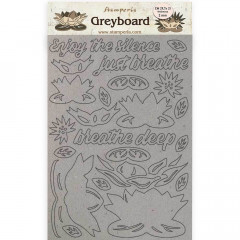 Stamperia Greyboard A4 - Amazonia Water Lily