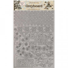 Stamperia Greyboard A4 - Klimt Tree Pattern