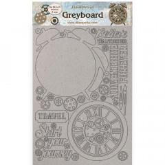 Stamperia Greyboard A4 - Lady Vagabond Lifestyle Alarm Clock 