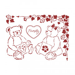 Stamperia Stencil - DayDream Bears