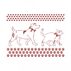 Stamperia Stencil - DayDream Dog and Cat