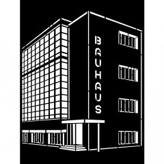 Stamperia Thick Stencil - Bauhaus Palace