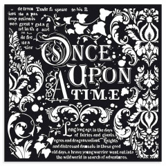 Stamperia Thick Stencil - Once upon a time