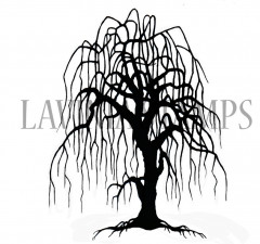 Lavinia Clear Stamps - Weeping Willow Tree