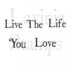Lavinia Clear Stamps - Live the Life