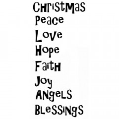 Lavinia Clear Stamps - Christmas Blessings