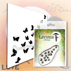 Lavinia Clear Stamps - Flutterbies