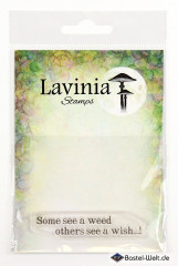 Lavinia Clear Stamps - Some See a Weed
