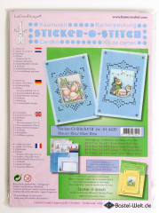 Kartenbastelpackung - Sticker-O-Stitch - Blau