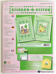 Kartenbastelpackung - Sticker-O-Stitch - Grün