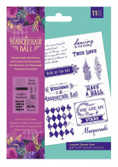 Clear Stamps - Masquerade Ball Masquerade Sentiments