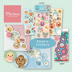 Marianne Design Sticker - Eline‘s Tiere (3 Bögen)