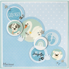 Marianne Design Sticker - Eline‘s Tiere (3 Bögen)