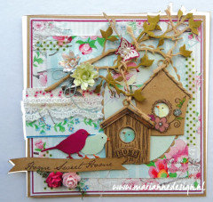 Collectables - Birdhouse flowers