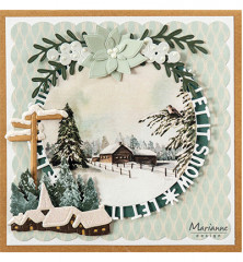 Craftables - Let it snow Circle by Marleen (ENG)