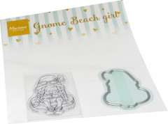 Clear Stamps and Cutting Die - Gnome Beach Girl