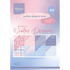 Pretty Paper Bloc - A4 - Elines Winter Dreams