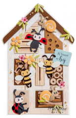 Craft Stencil - Insect Hotel by Marleen