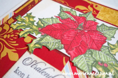 Clear Stamps - Layered Tinys poinsettia