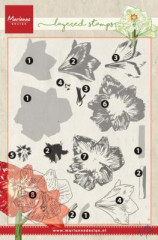 Clear Stamps - Layered Tinys amaryllis