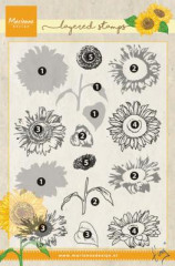 Clear Stamps - Layered Tinys Sonnenblume