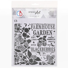 Texture Stencil 8x8 - Farmhouse Garden