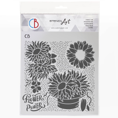 Ciao Bella Texture Stencil - Sunflower Scent