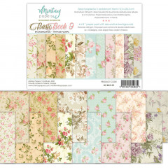 Mintay Background Vintage Floral No. 9 Book 6x8 Paper Pad