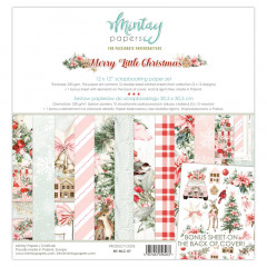 Mintay Merry Little Christmas 12x12 Paper Pack