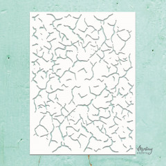 Mintay Kreativa 6x8 Stencil - Crackle