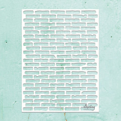 Mintay Kreativa 6x8 Stencil - Brick Wall