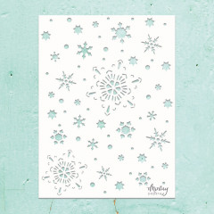 Mintay Kreativa 6x8 Stencil - Snowflakes