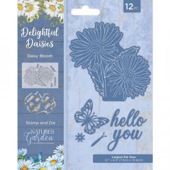 Clear Stamps and Cutting Die - Delightful Daisies Daisy Bloom