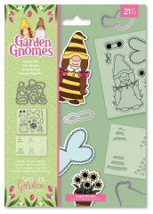 Clear Stamps, Cutting Die, Stencil - Garden Gnomes Girl