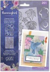 Clear Stamps and Cutting Die - Hummingbird Fragrant Florals