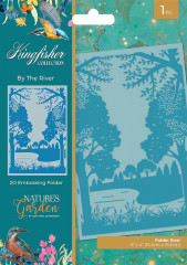 Embossing Folder - Natures Garden - Kingfisher Collection - By The River