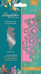 Metal Cutting Die - Natures Garden - Kingfisher Collection - Blossoming Floral Border