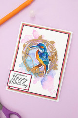 Metal Cutting Die - Natures Garden - Kingfisher Collection - Entwined Wreath