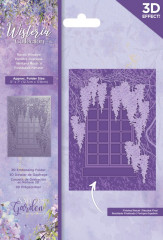 3D Embossing Folder - Wisteria Collection Rustic Window