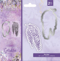 Clear Stamps and Cutting Die - Wisteria Collection Wisteria Blossom