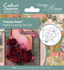 Metal Cutting Die - Vintage Rose - Classic Rose