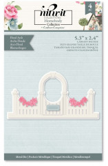 Cutting Die - Nitwit Homebody Floral Arch