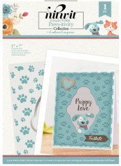 Cut and Embossing Folder - Nitwit Pawsitivity