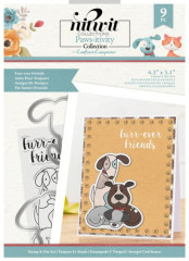 Clear Stamps and Metal Die - Nitwit Pawsitivity Furr-ever